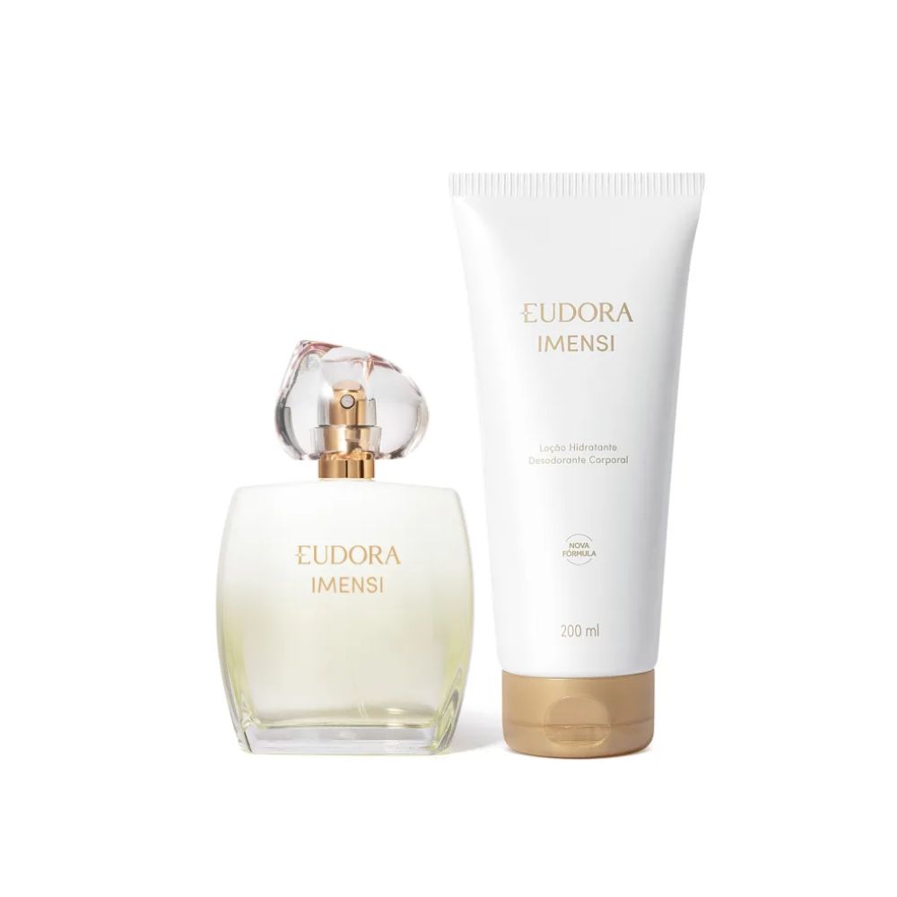 Frasco oficial do perfume EUD KIT IMENSI DEO COL 100ML+LOC DESOD CORPO 200ML