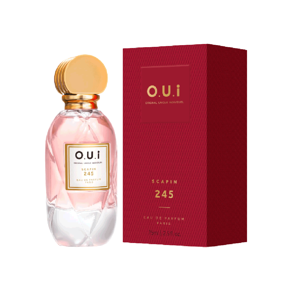 Frasco oficial do perfume OUI SCAPIN 245 EDP 75ML