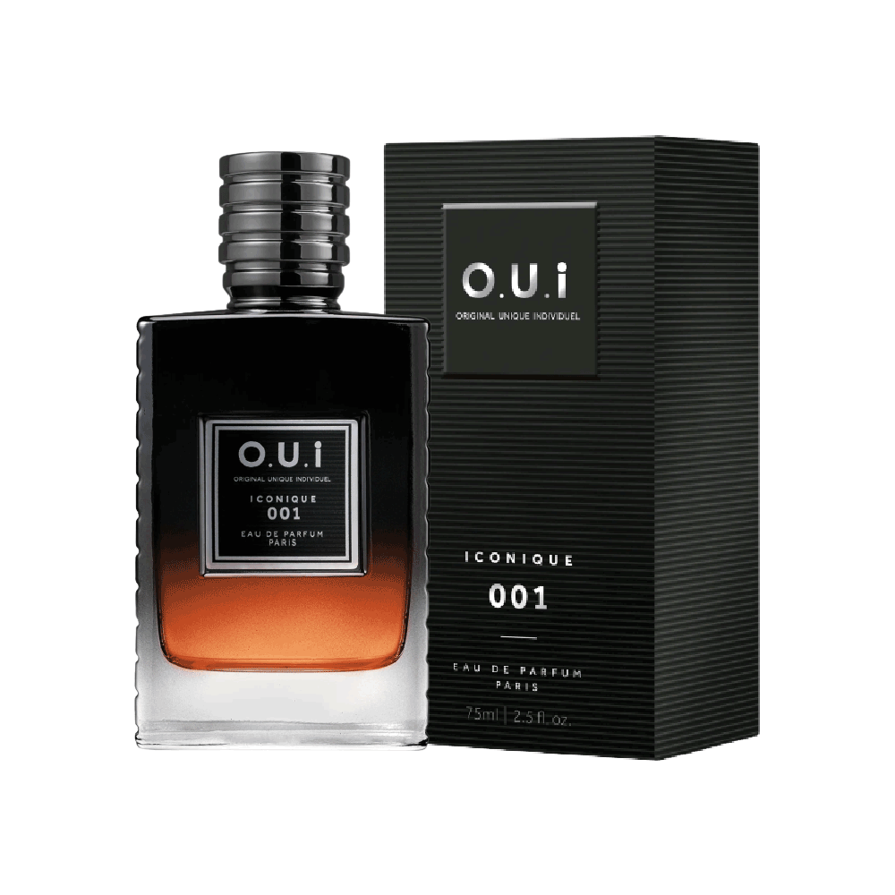 Frasco oficial do perfume OUI ICONIQUE 001 EDP 75ML