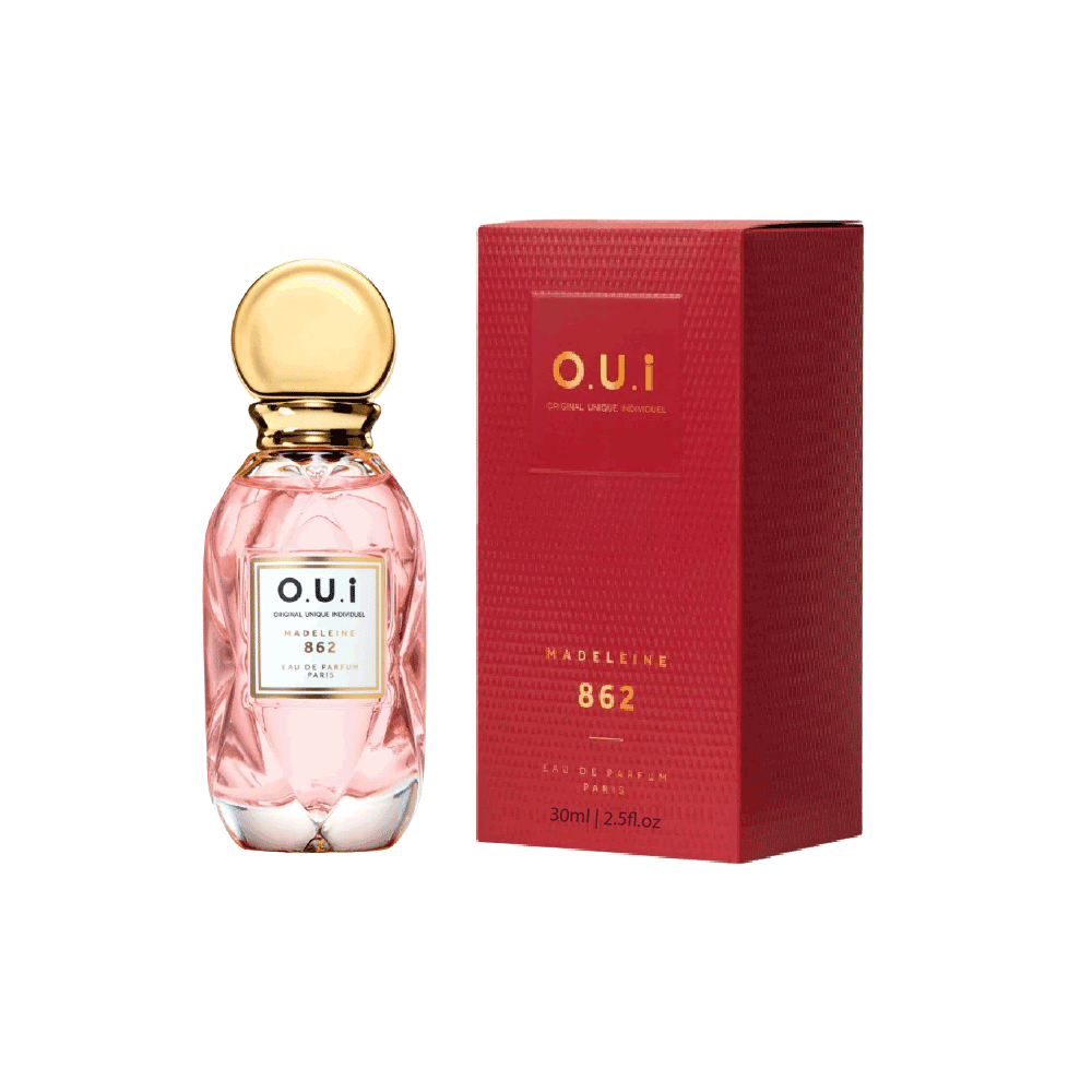 Frasco oficial do perfume OUI MADELEINE 862 EDP 30ML