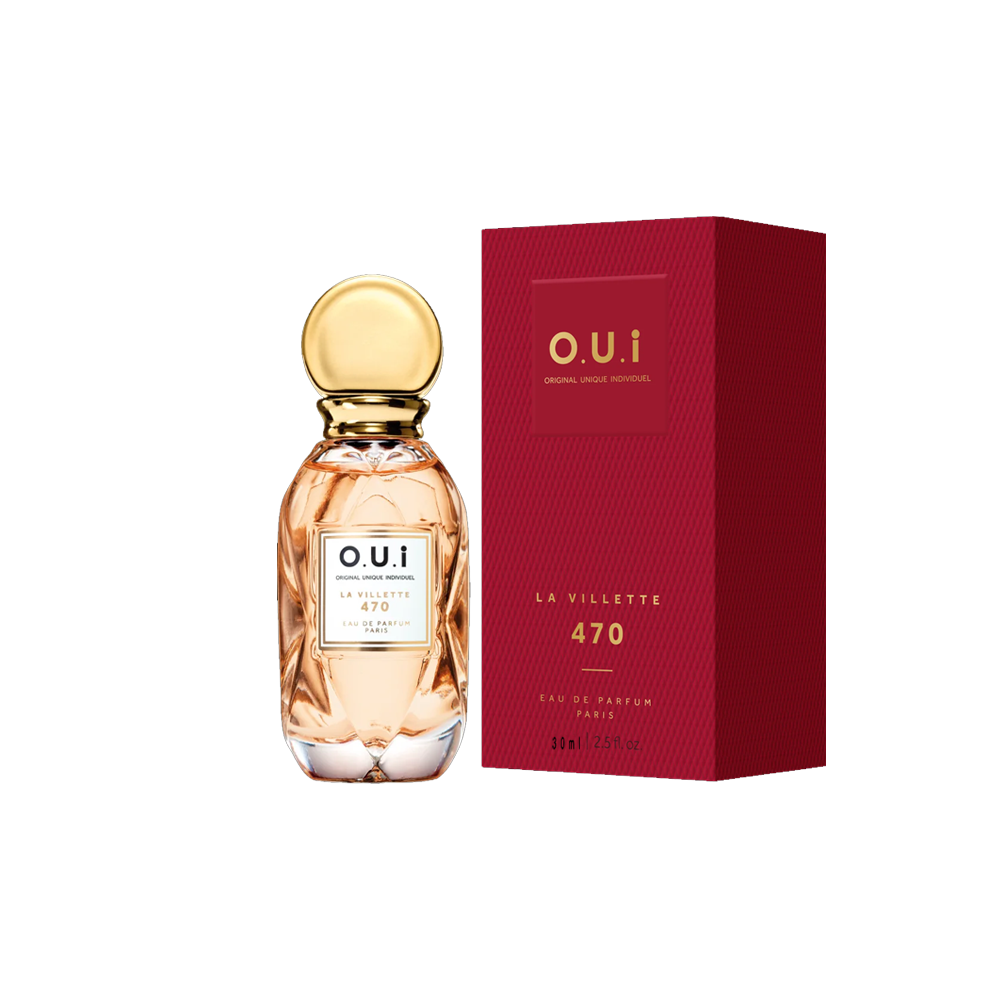 Frasco oficial do perfume OUI LA VILLETTE 470 EDP 30ML