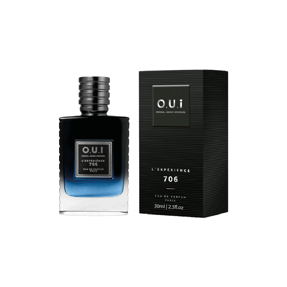 Frasco oficial do perfume OUI LEXPERIENCE 706 EDP 30ML