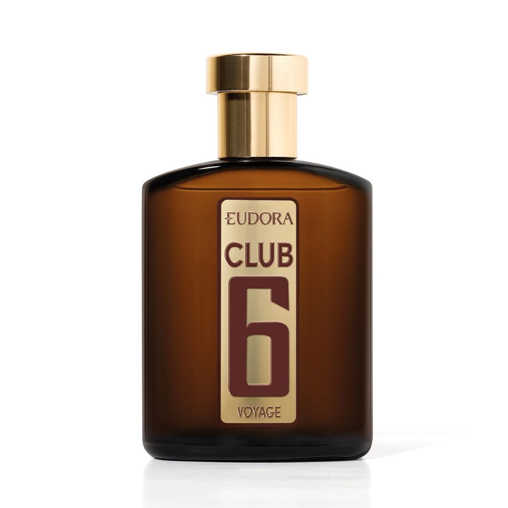 Frasco oficial do perfume EUD CLUB 6 VOYAGE DEO COL 95ML
