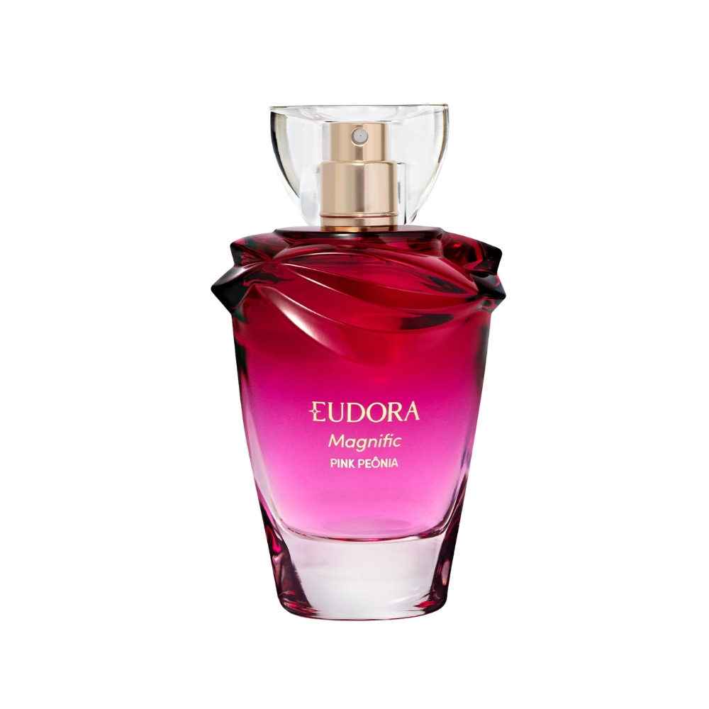 Frasco oficial do perfume EUD MAGNIFIC PINK PEONIA DEO COL 75ML