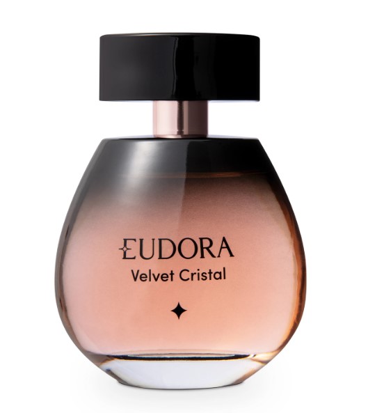 Frasco oficial do perfume EUD VELVET CRISTAL DEO COL 100ML