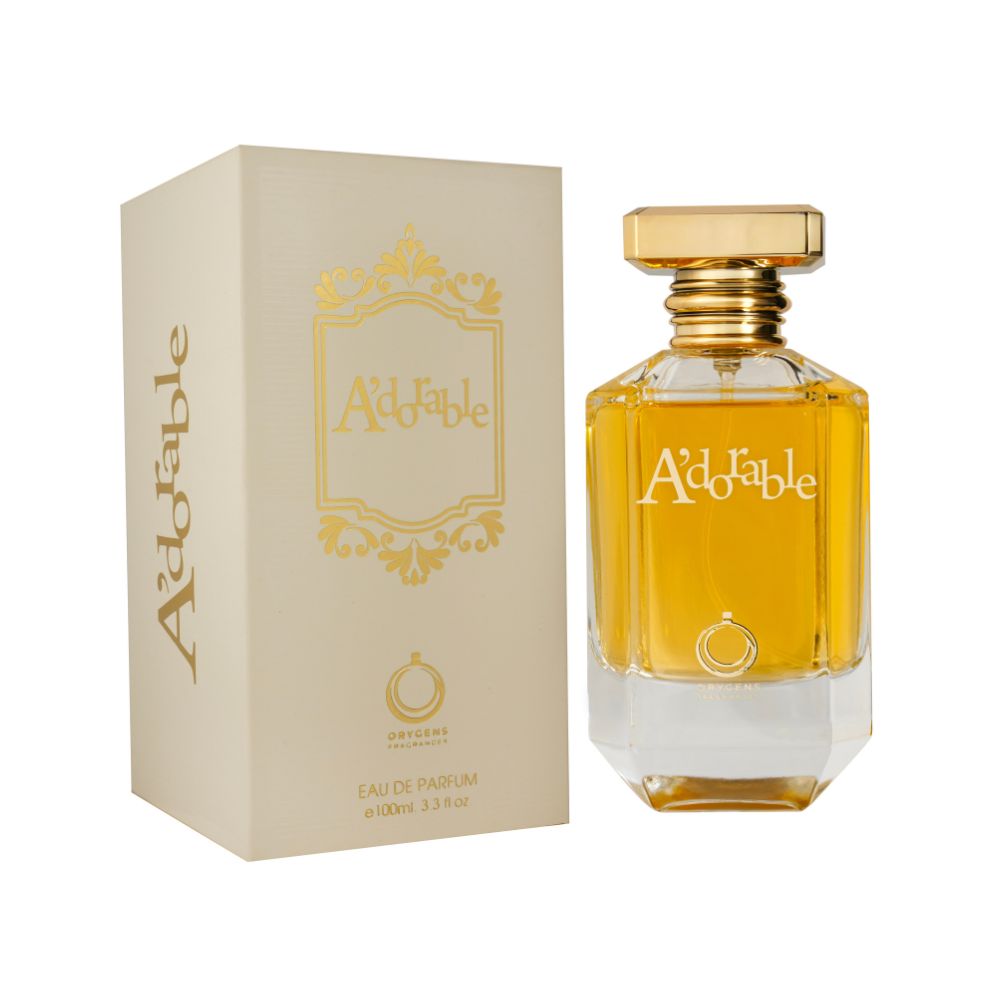 Frasco oficial do perfume ORYGENS FRAG ADORABLE EDP 100ML