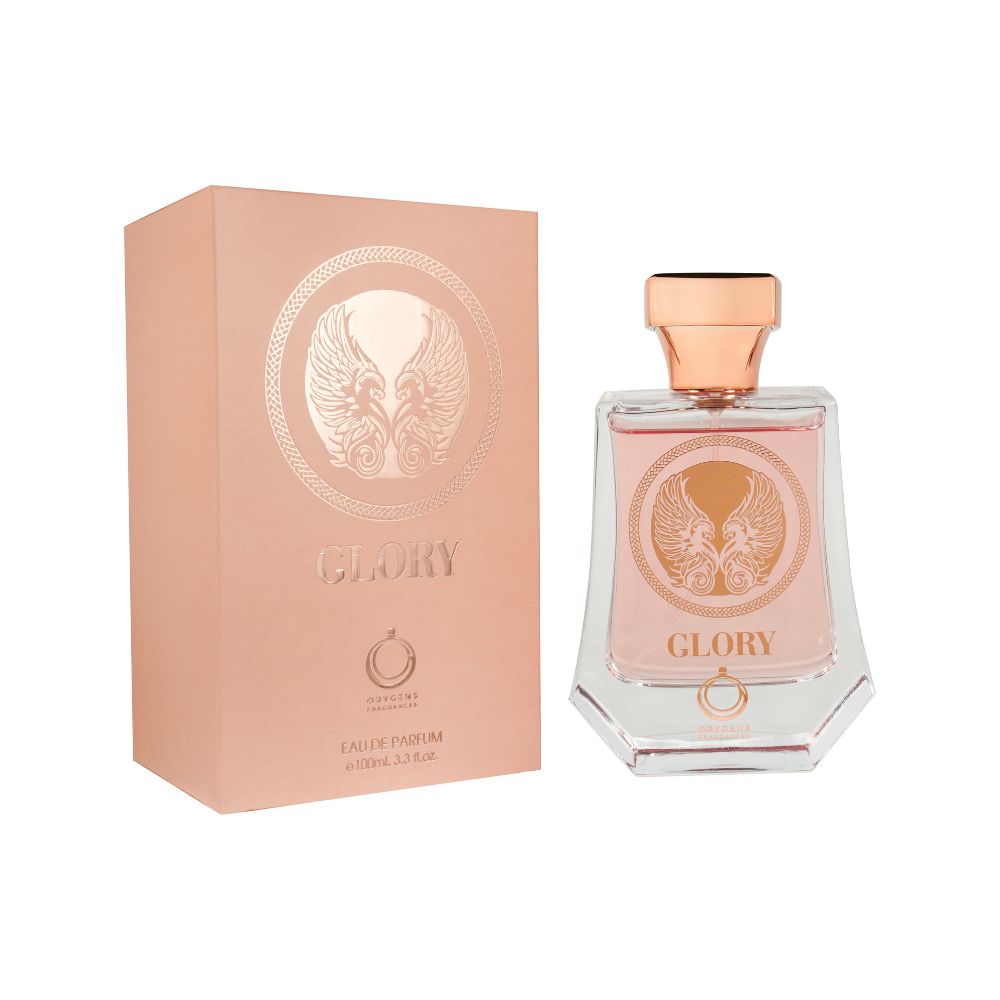 Frasco oficial do perfume ORYGENS FRAG GLORY EDP 100ML