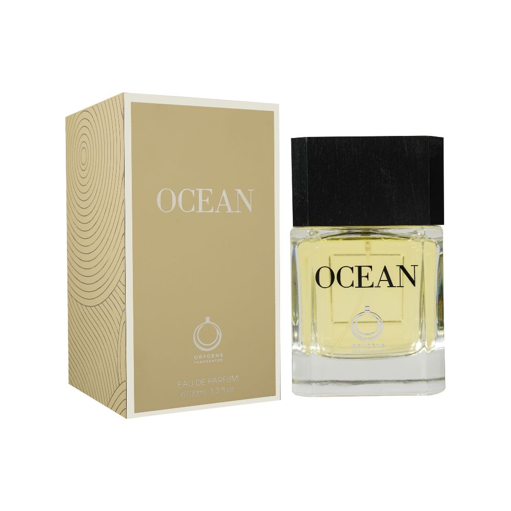 Frasco oficial do perfume ORYGENS FRAG OCEAN EDP 100ML