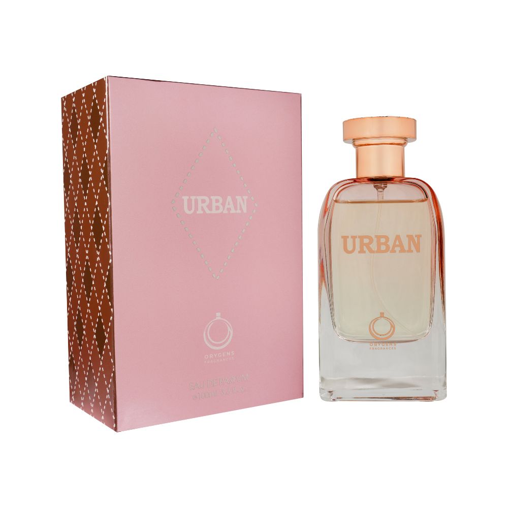 Frasco oficial do perfume ORYGENS FRAG URBAN EDP 100ML