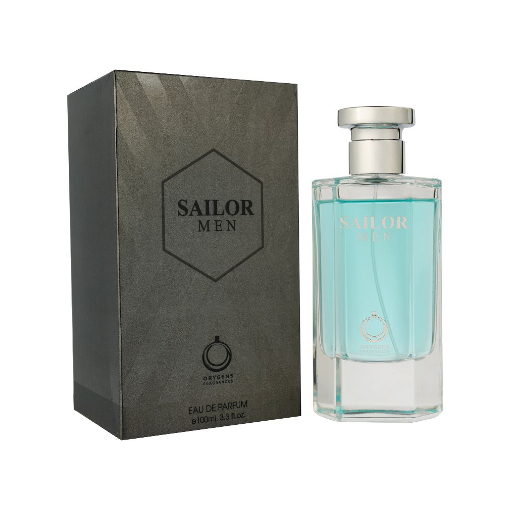 Frasco oficial do perfume ORYGENS FRAG SAILOR MEN EDP 100ML