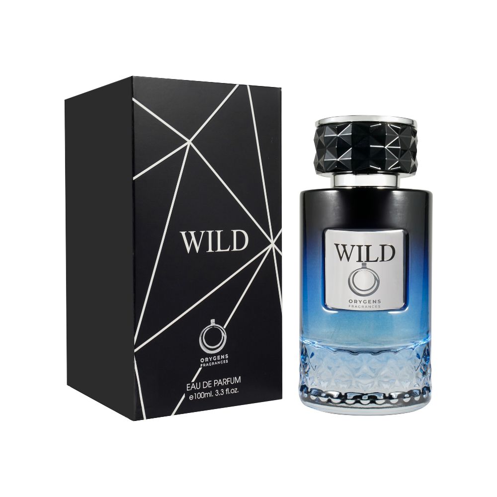 Frasco oficial do perfume ORYGENS FRAG WILD EDP 100ML