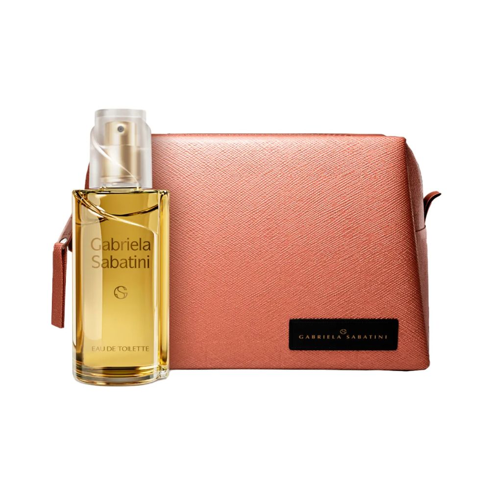 Frasco oficial do perfume COFFRET GABRIELA SABATINI EDT 30ML+NECESSAIRE
