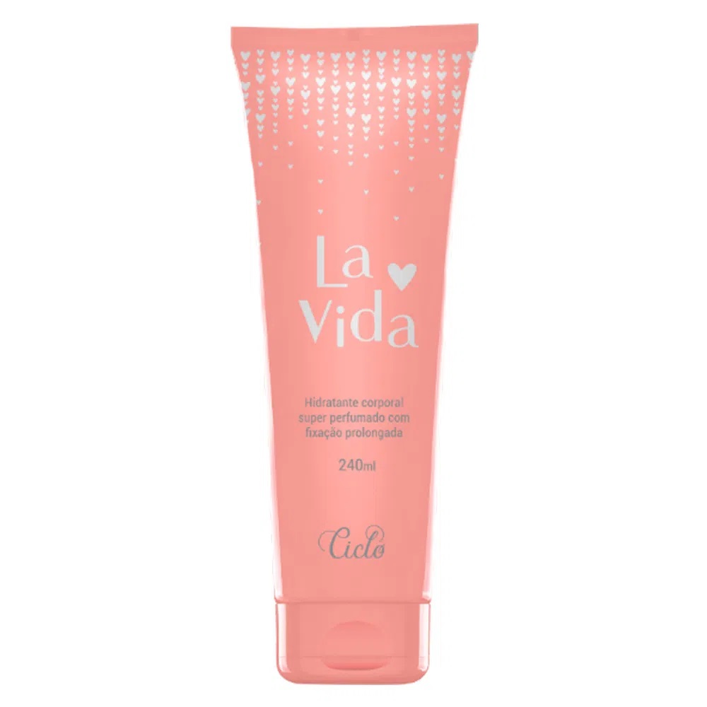 Frasco oficial do perfume CICLO LOC HIDRAT LA VIDA 240ML