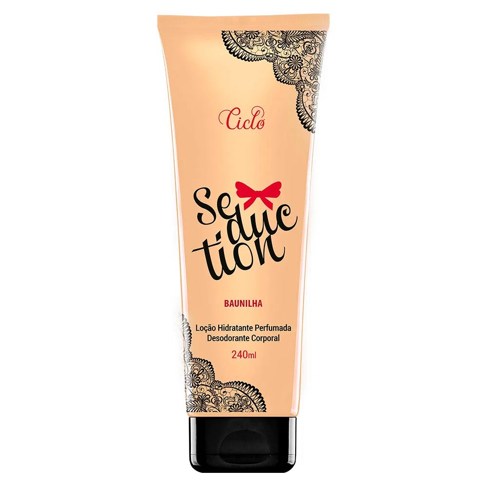 Frasco oficial do perfume CICLO LOC HIDRAT SEDUCTION 240ML