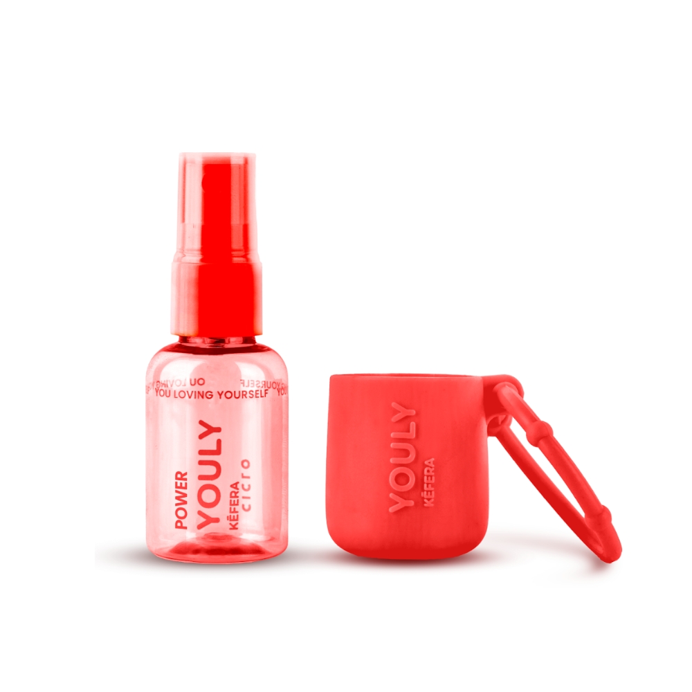Frasco oficial do perfume CICLO YOULY KEFERA BODY SPLASH POWER 30ML