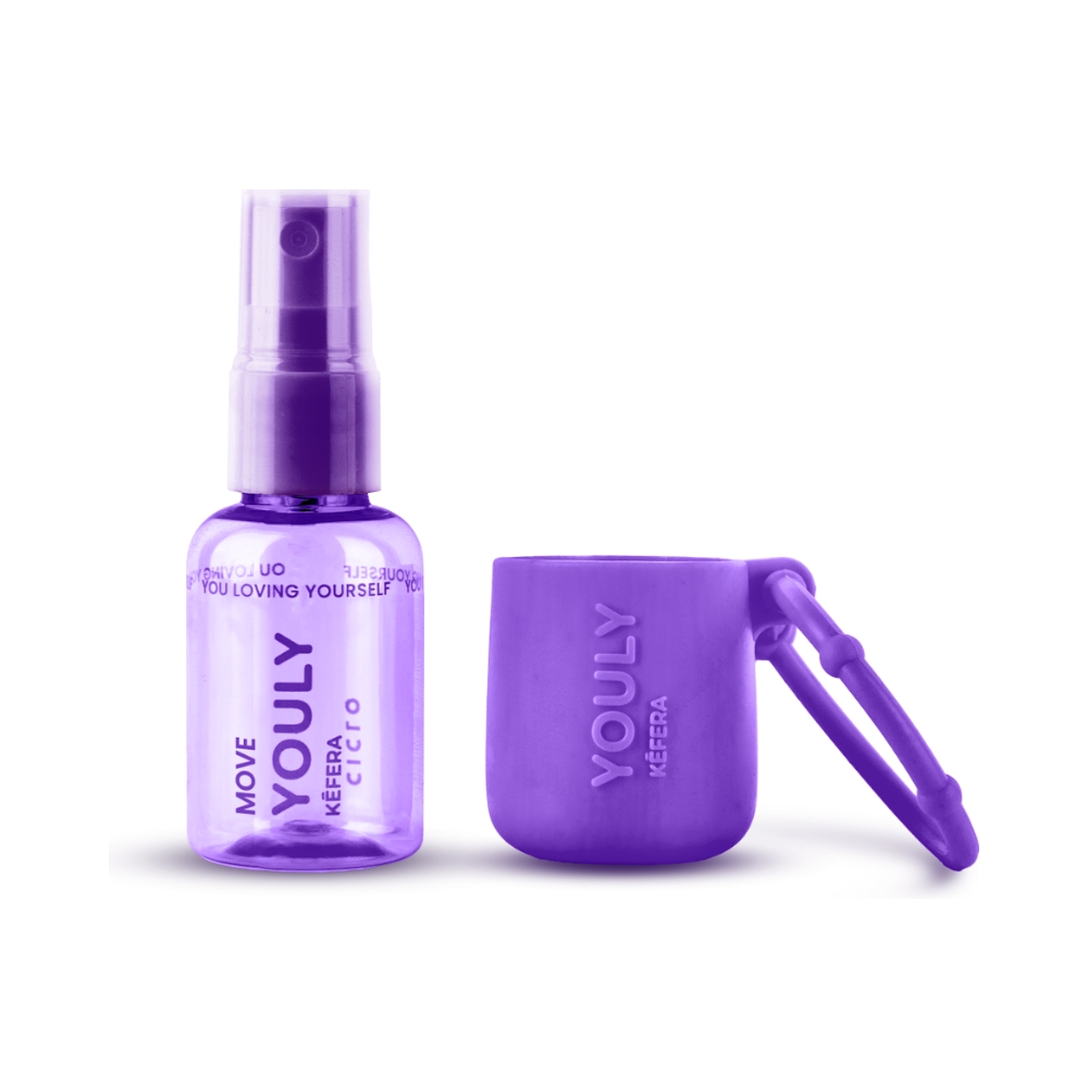 Frasco oficial do perfume CICLO YOULY KEFERA BODY SPLASH MOVE 30ML