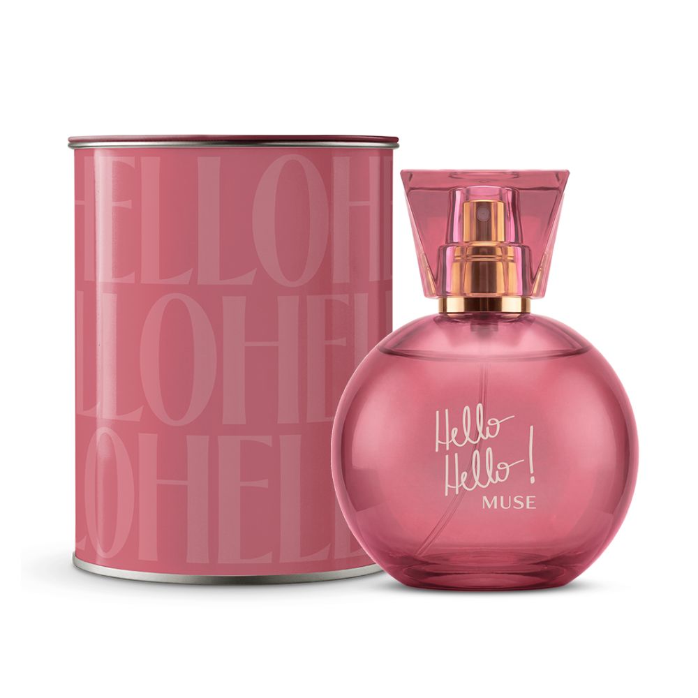 Frasco oficial do perfume CICLO DEO COL LATA HELLO HELLO MUSE 100ML