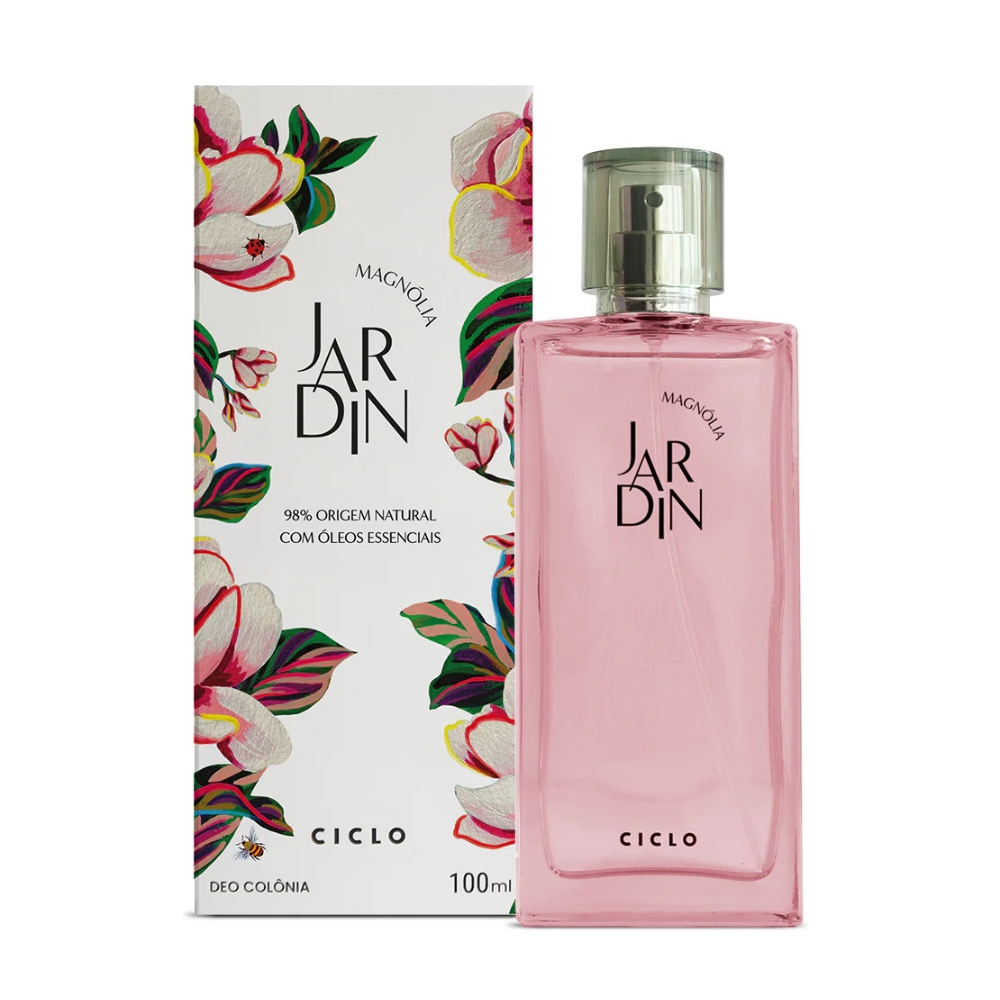 Frasco oficial do perfume CICLO JARDIN DEO COL MAGNOLIA 100ML