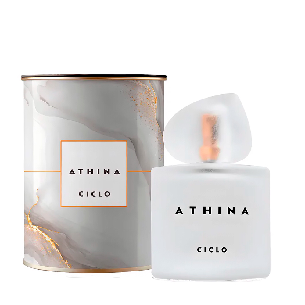 Frasco oficial do perfume CICLO DEO COL LATA ATHINA 100ML