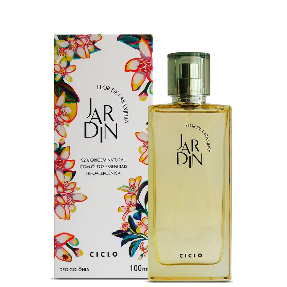 Frasco oficial do perfume CICLO JARDIN DEO COL FLOR DE LARANJEIRA 100ML