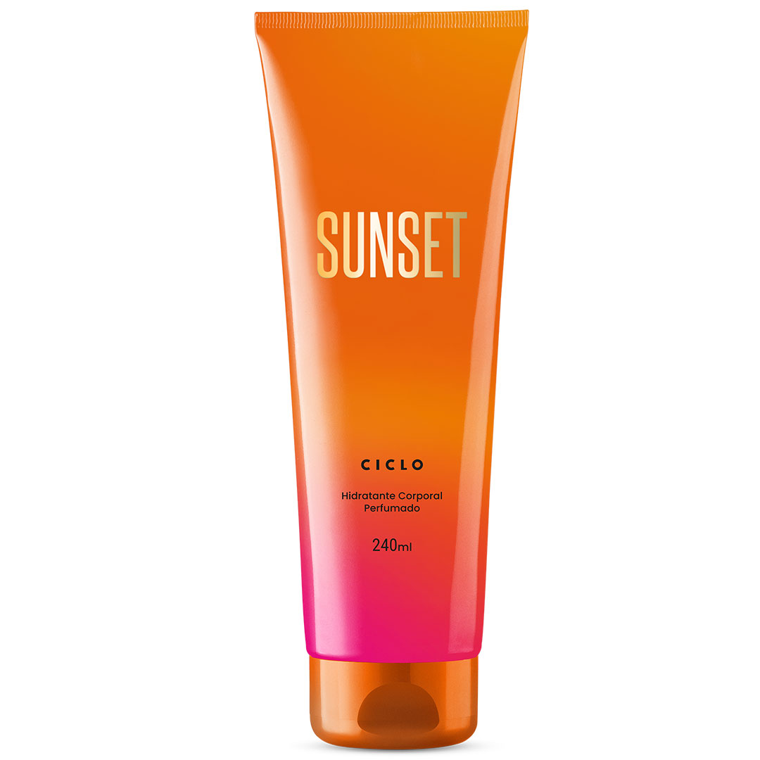 Frasco oficial do perfume CICLO LOC HIDRAT SUNSET 240ML
