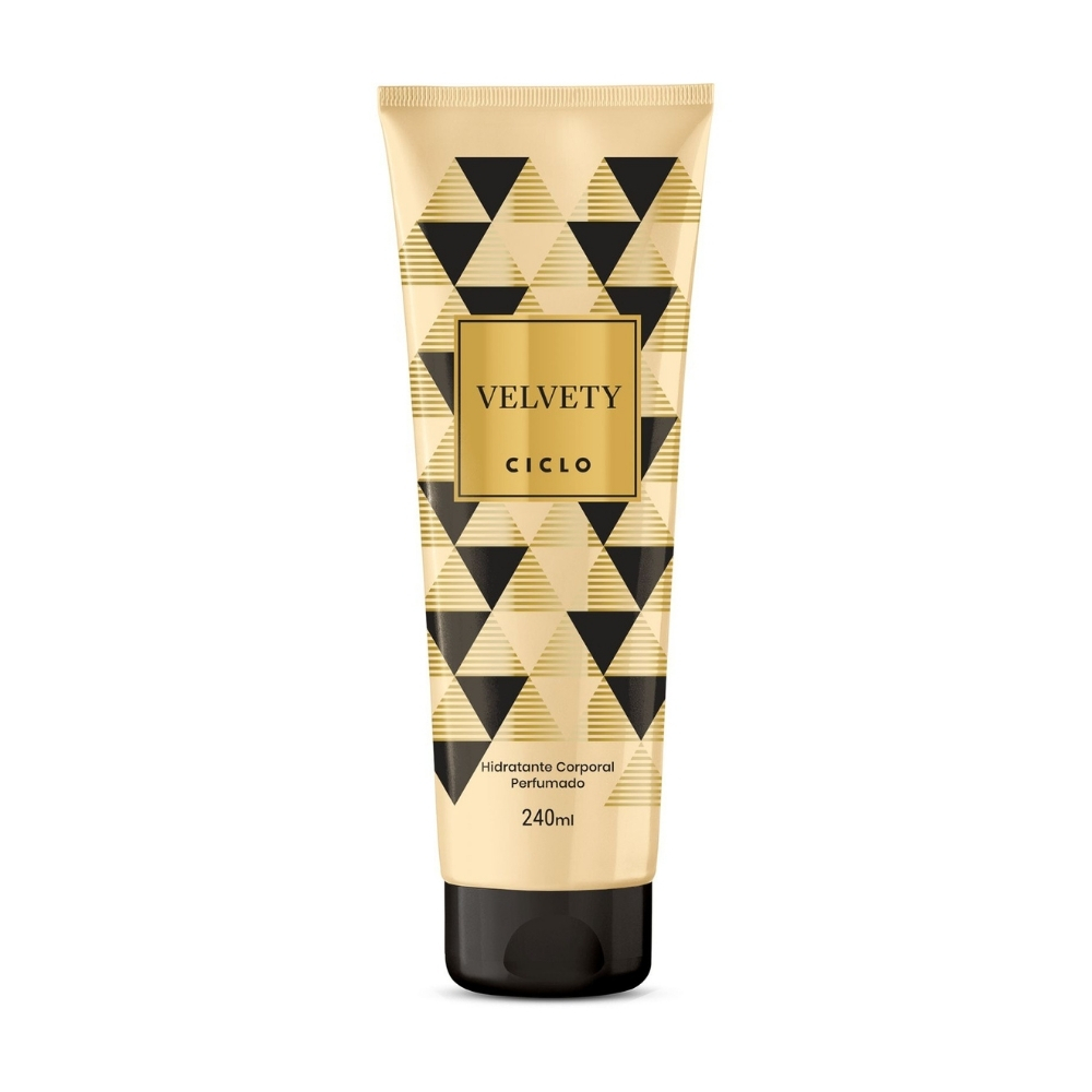 Frasco oficial do perfume CICLO LOC HIDRAT VELVETY 240ML