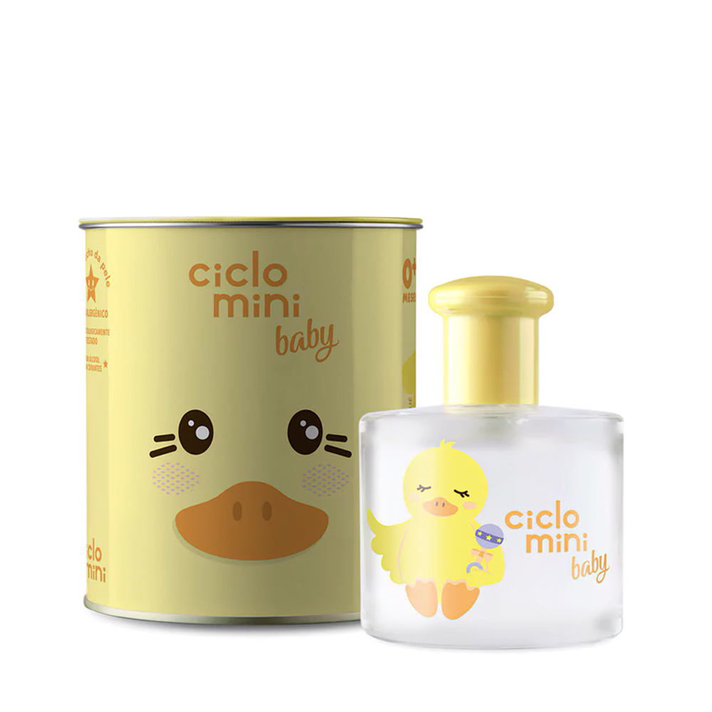 Frasco oficial do perfume CICLO AGUA DE COL LATA QUEQUE 100ML