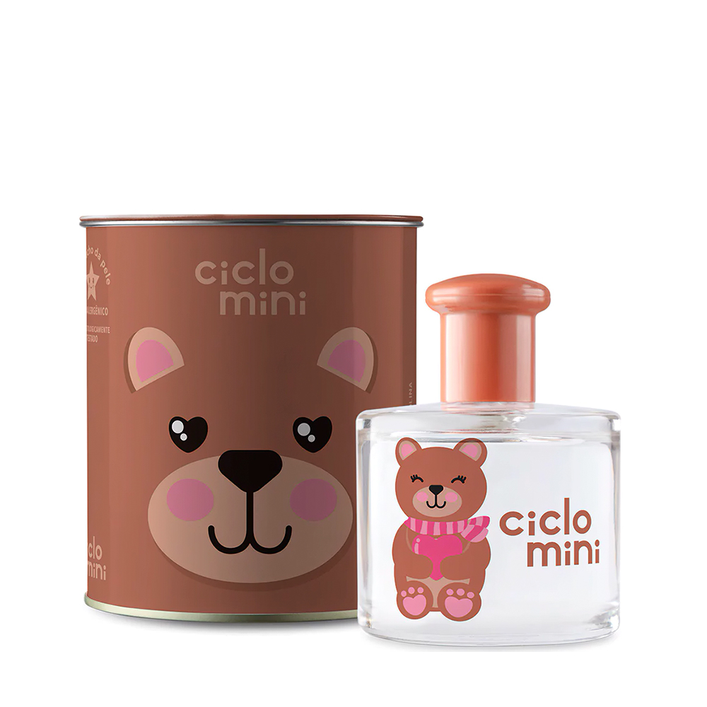 Frasco oficial do perfume CICLO AGUA DE COL LATA URSOLINA 100ML