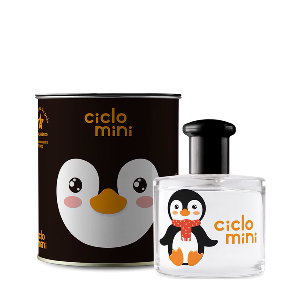 Frasco oficial do perfume CICLO AGUA DE COL LATA PINGUXO 100ML