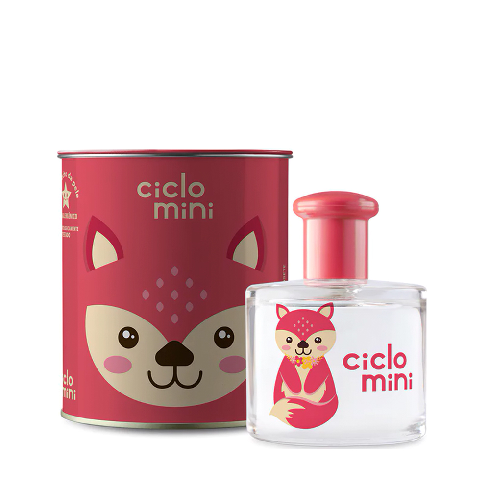 Frasco oficial do perfume CICLO AGUA DE COL LATA RAPOSETE 100ML