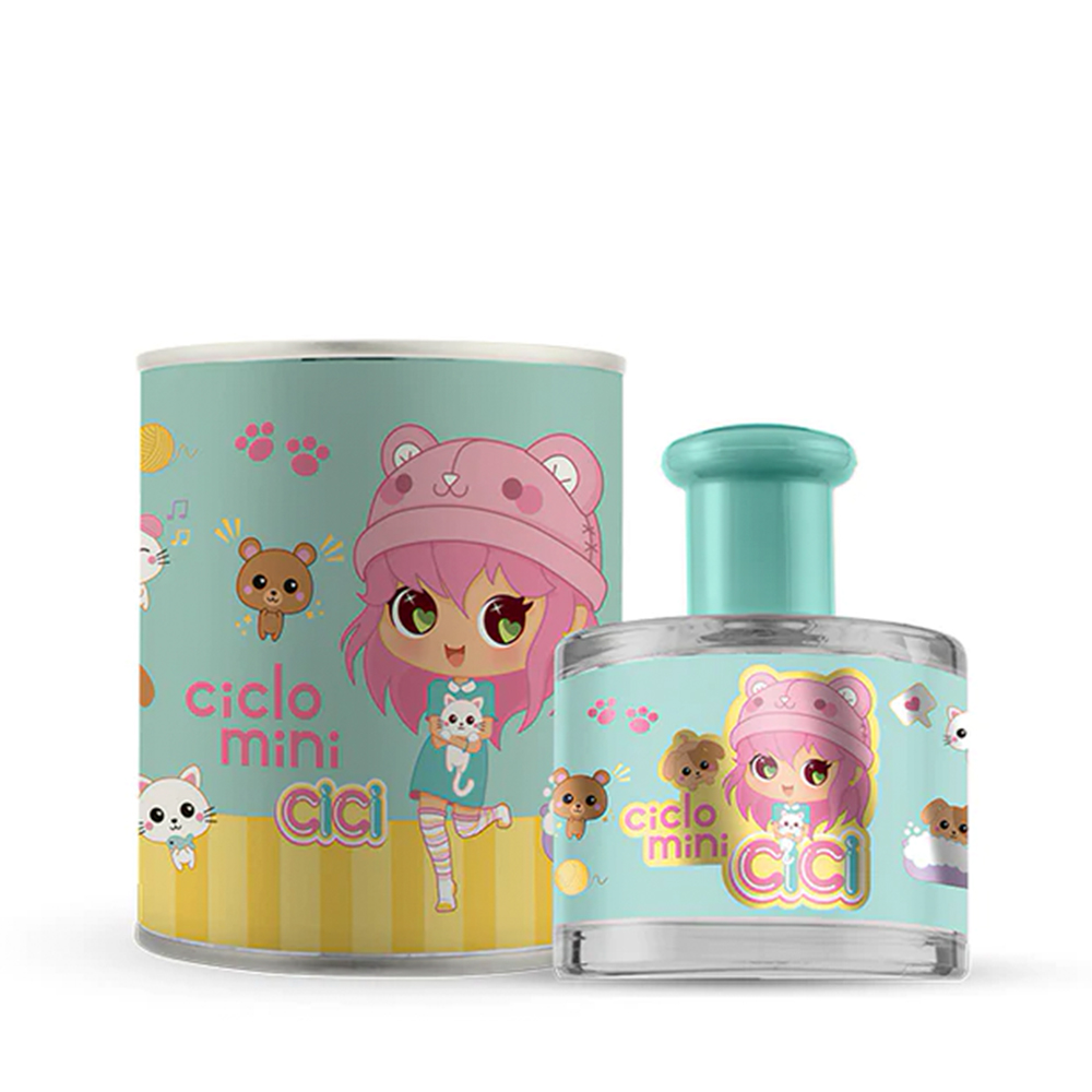 Frasco oficial do perfume CICLO DEO COL LATA CICI ZOE 100ML