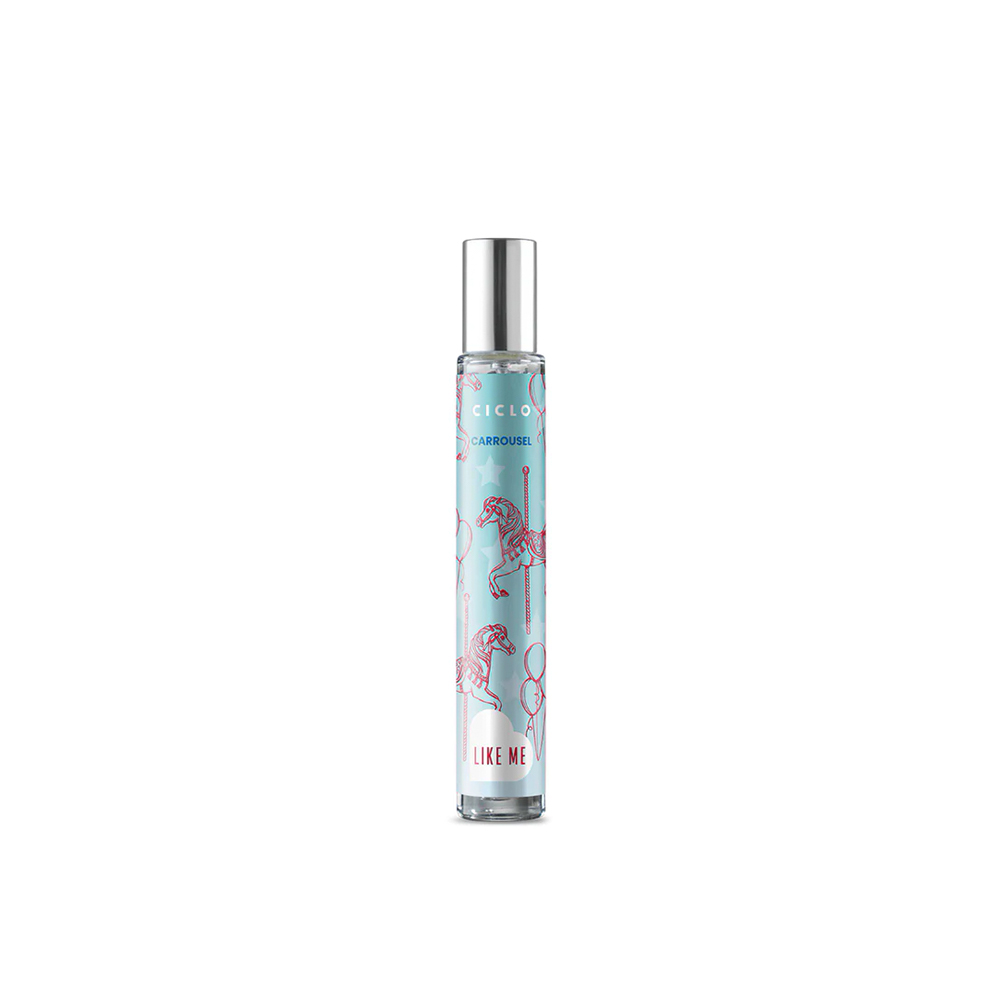 Frasco oficial do perfume CICLO LIKE ME CARROUSEL DEO COL 30ML