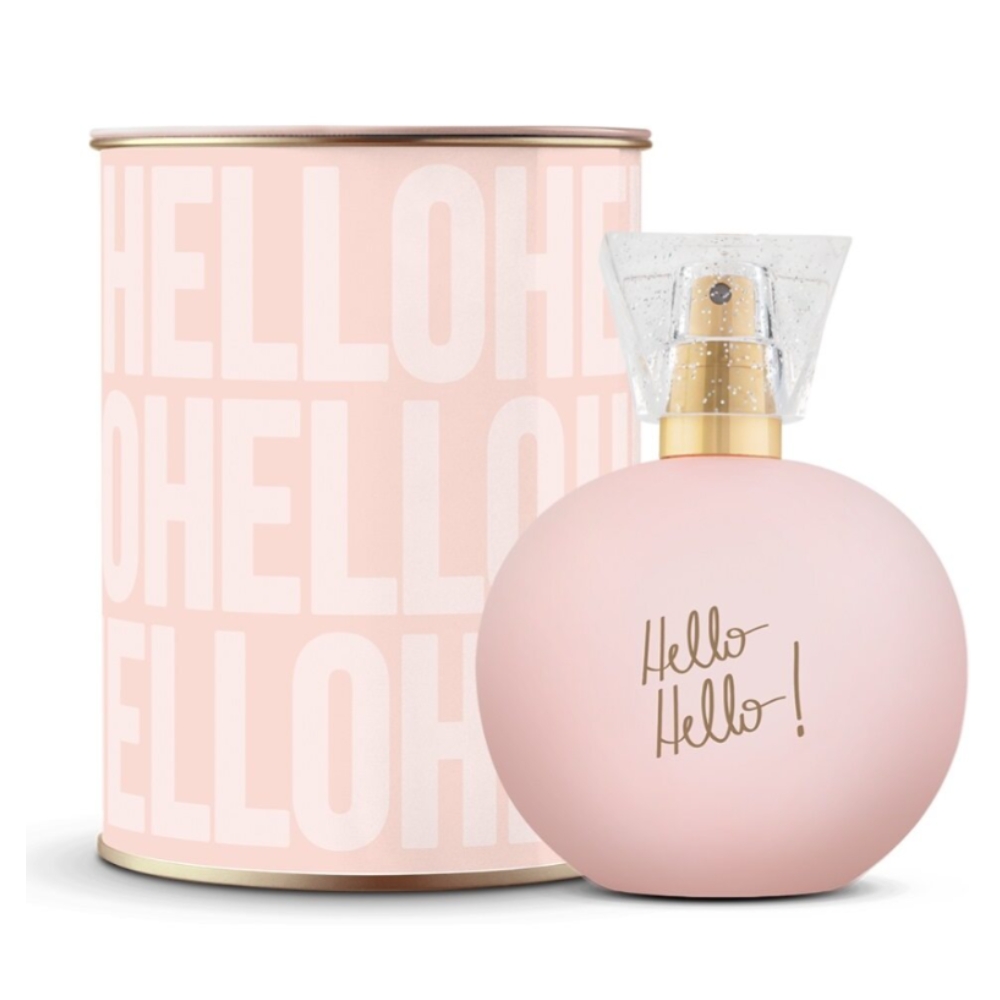 Frasco oficial do perfume CICLO DEO COL LATA NAH HELLO HELLO 100ML