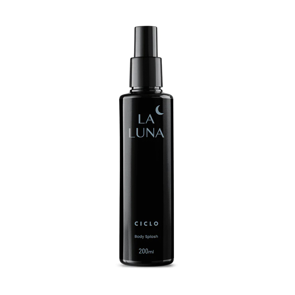 Frasco oficial do perfume CICLO BODY SPLASH LA LUNA 200ML