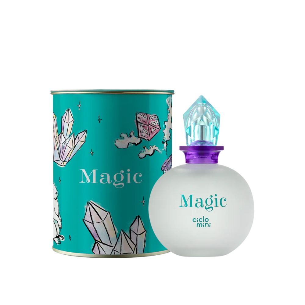 Frasco oficial do perfume *CICLO DEO COL LATA FOREVER MAGIC 100ML BY LM