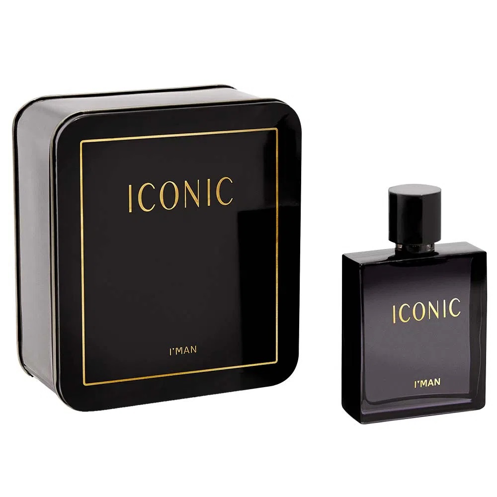 Frasco oficial do perfume CICLO DEO COL I MAN ICONIC 100ML