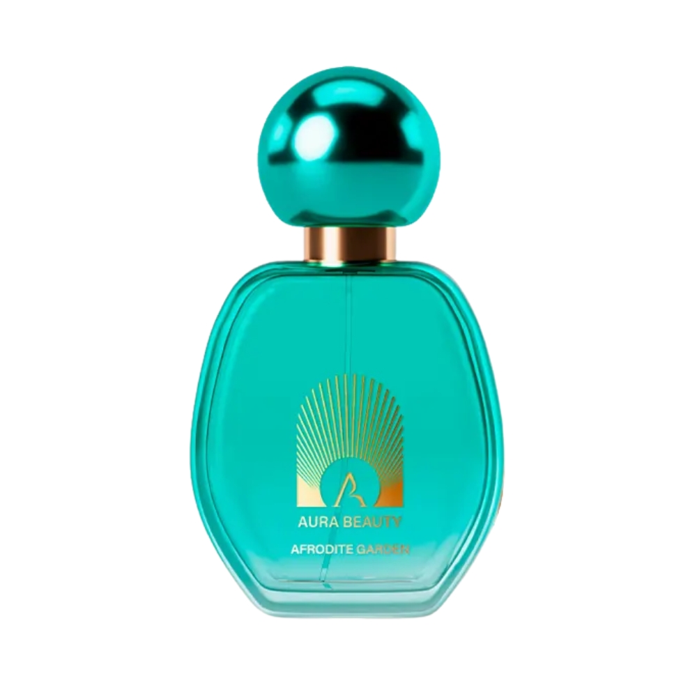 Frasco oficial do perfume AURA AFRODITE SECRET GARDEN DEO COL 50ML