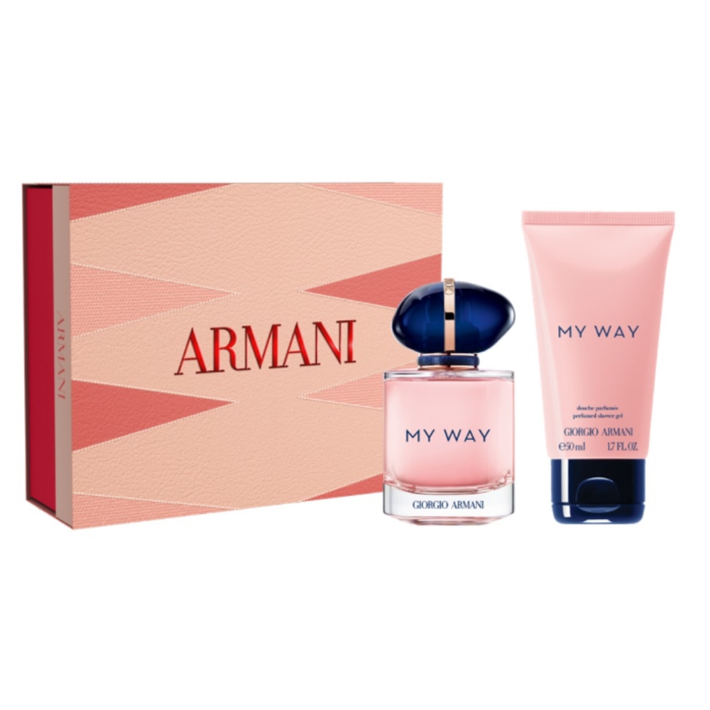 Frasco oficial do perfume COFFRET GA MY WAY EDP 90ML+SG 50ML
