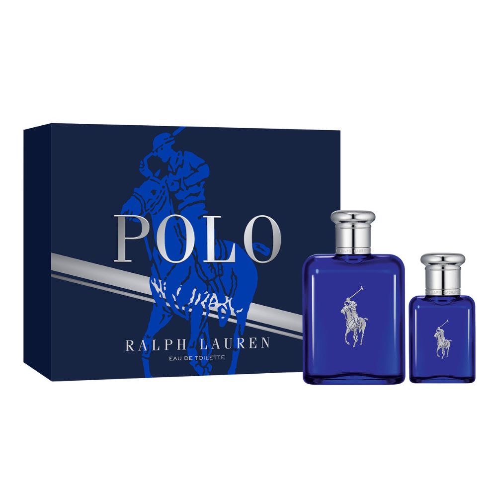 Frasco oficial do perfume COFFRET RL POLO BLUE EDT 125ML+ EDT40ML