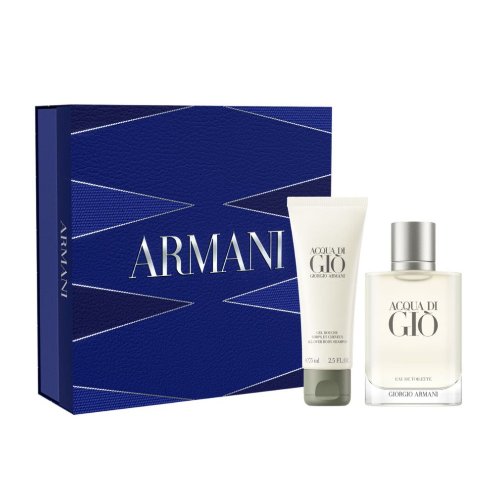 Frasco oficial do perfume COFFRET GA ACQUA DI GIO HOMME EDT 100ML+SG 75ML