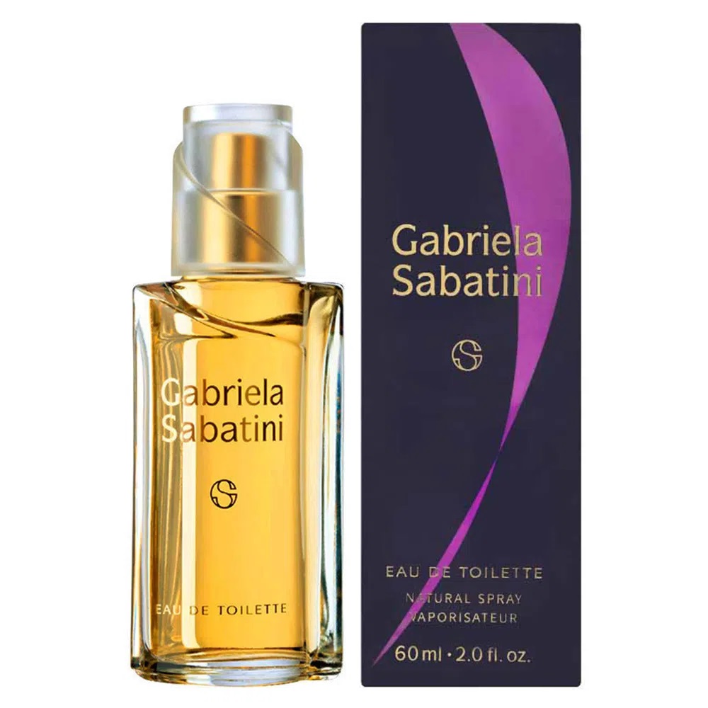 Frasco oficial do perfume GABRIELA SABATINI EDT 60ML