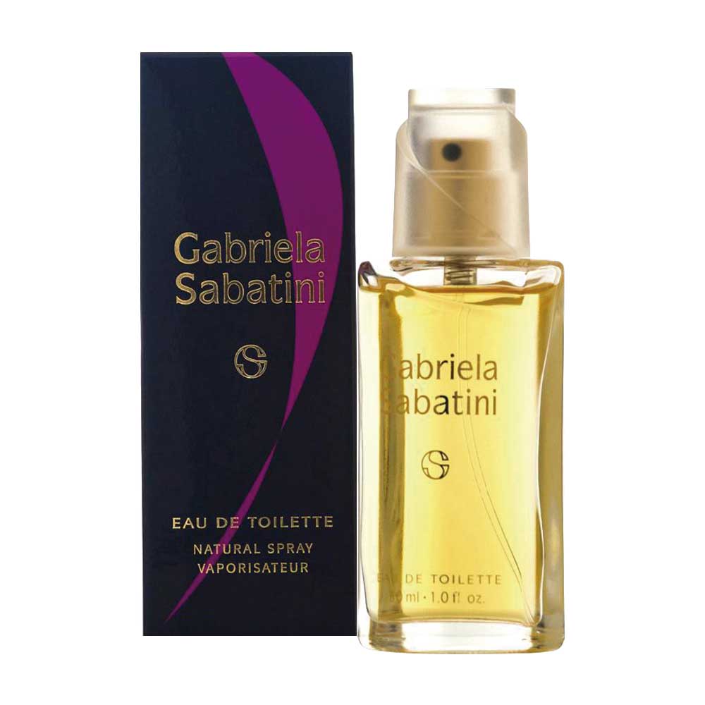 Frasco oficial do perfume GABRIELA SABATINI EDT 30ML