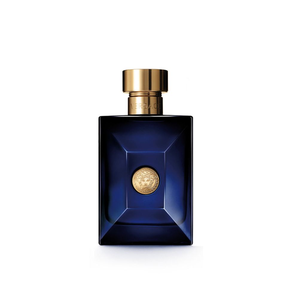Frasco oficial do perfume VERSACE DYLAN BLUE POUR HOMME EDT 100ML