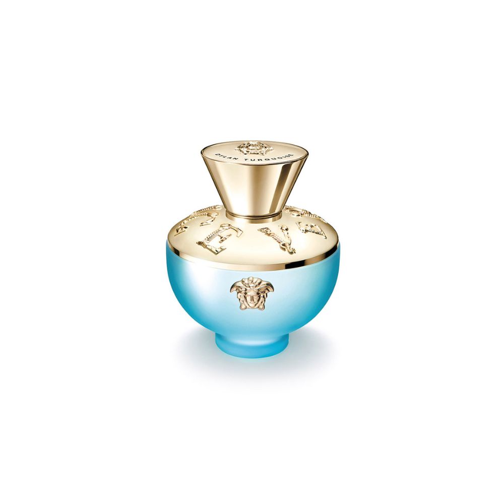 Frasco oficial do perfume VERSACE DYLAN TURQUOISE EDT 30ML