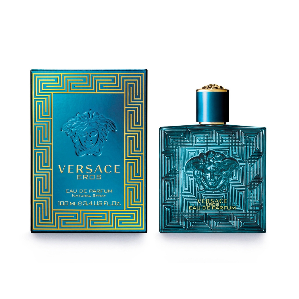 Frasco oficial do perfume VERSACE EROS EDP 100ML