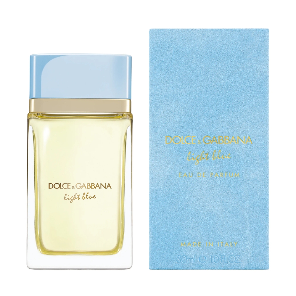 Frasco oficial do perfume DG LIGHT BLUE POUR FEMME EDP 30ML