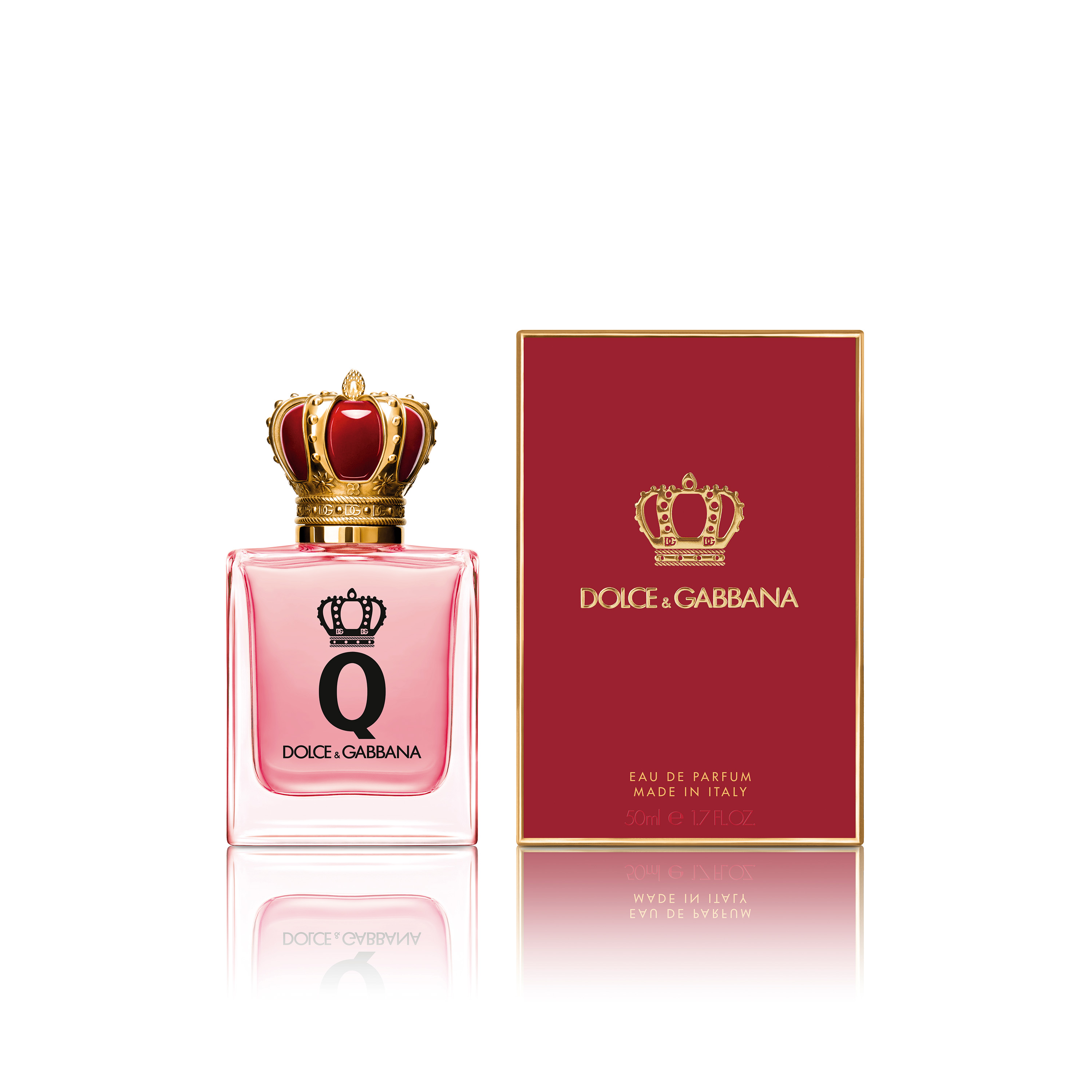 Frasco oficial do perfume DG Q BY FOR WOMEN EDP 50ML