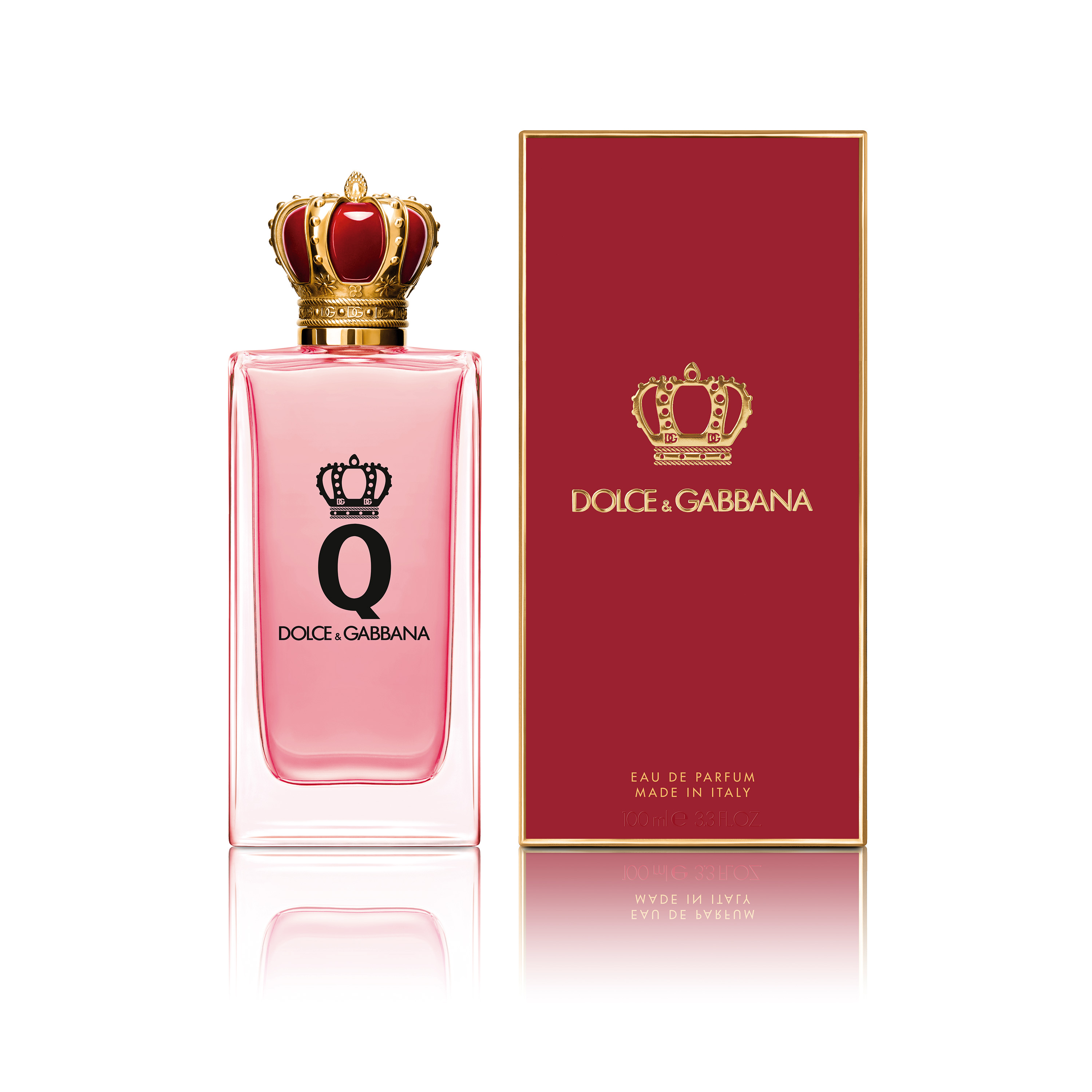 Frasco oficial do perfume DG Q BY FOR WOMEN EDP 100ML