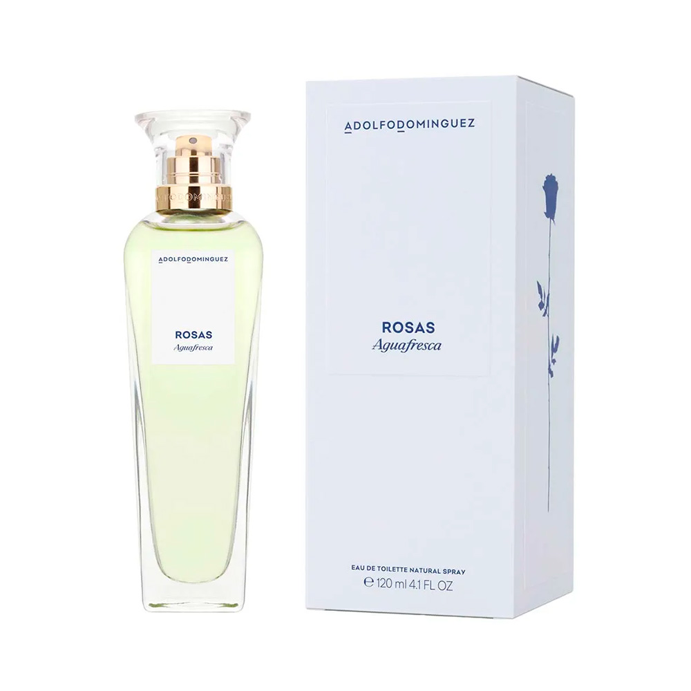 Frasco oficial do perfume *AD AGUA FRESCA DE ROSAS WOMAN EDT 120ML