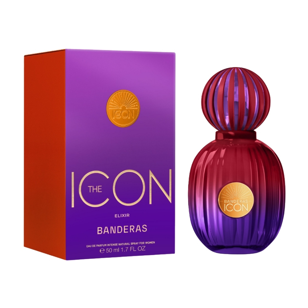 Frasco oficial do perfume AB THE ICON WOMAN ELIXIR 50ML
